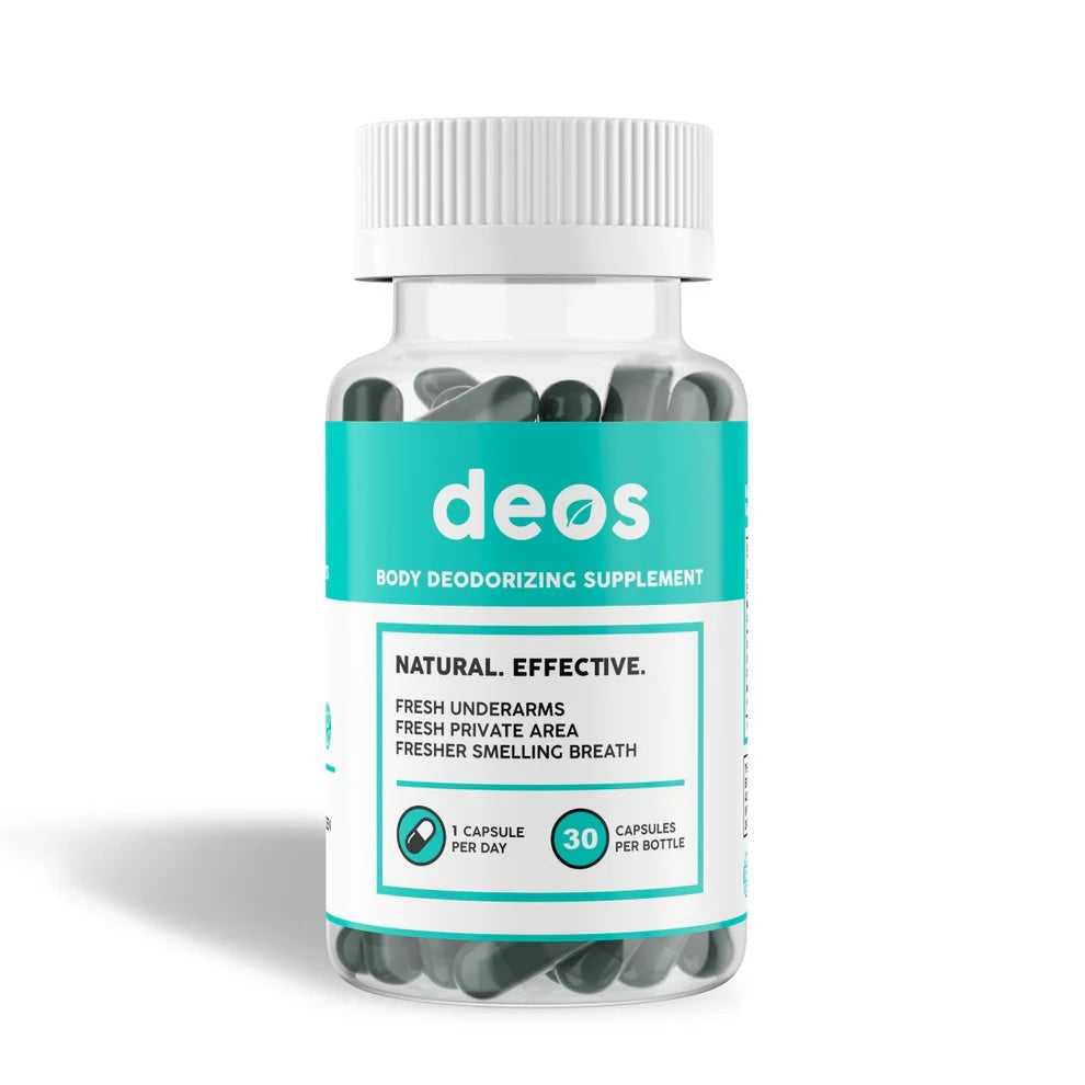 DEOS │Desodorante Corporal │30 Caps